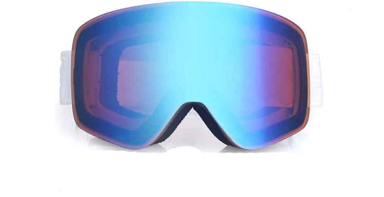 Зимние снегоходы зеркальные лыжные очки мужские спортивные УФ Защита женские лыжные очки двойные противотуманные снегозащитные, зеркальные