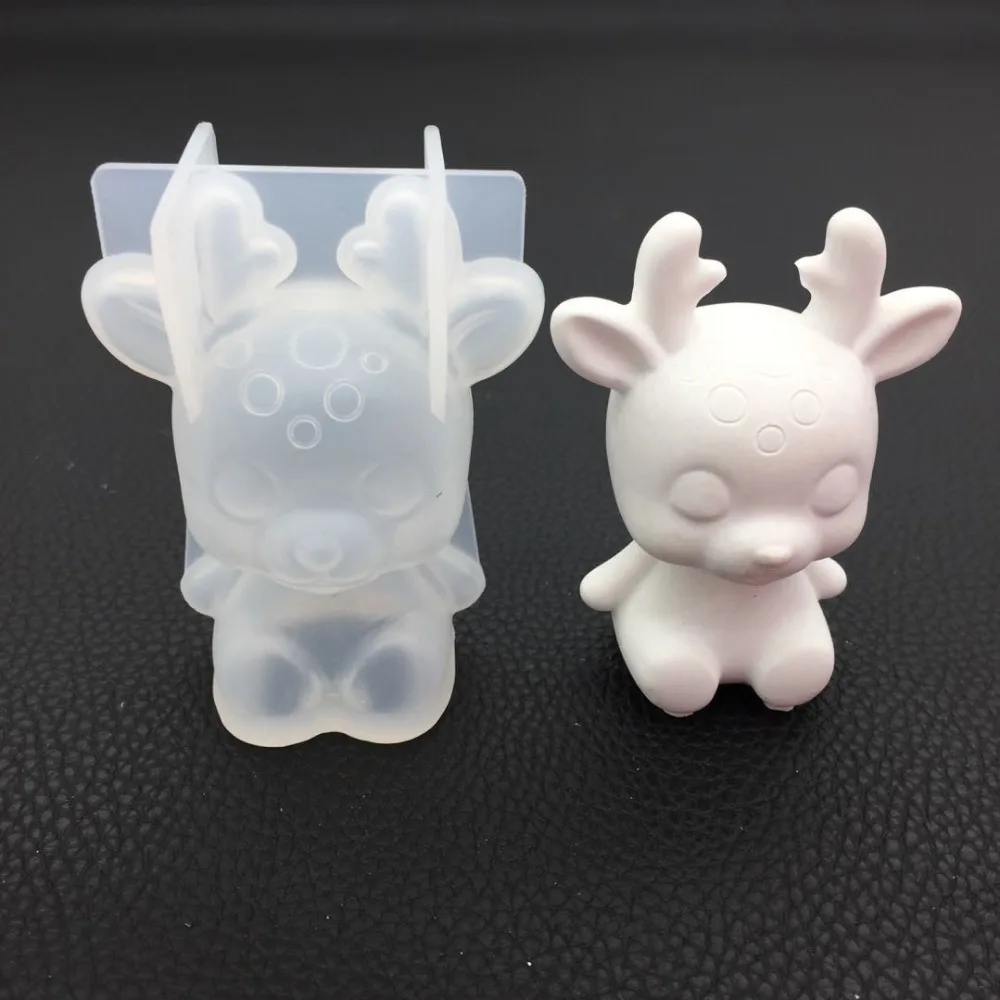

1pcs Sika deer Silicone Gypsum Mold/Aromatherapy Mold/DIY Ornament Mold