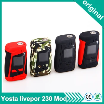 

Original Yosta Livepor 230 Box Mod with 1.33 inch IPS screen Powered by dual 18650 Battery for vape E Cigarette TC Yosta 230W