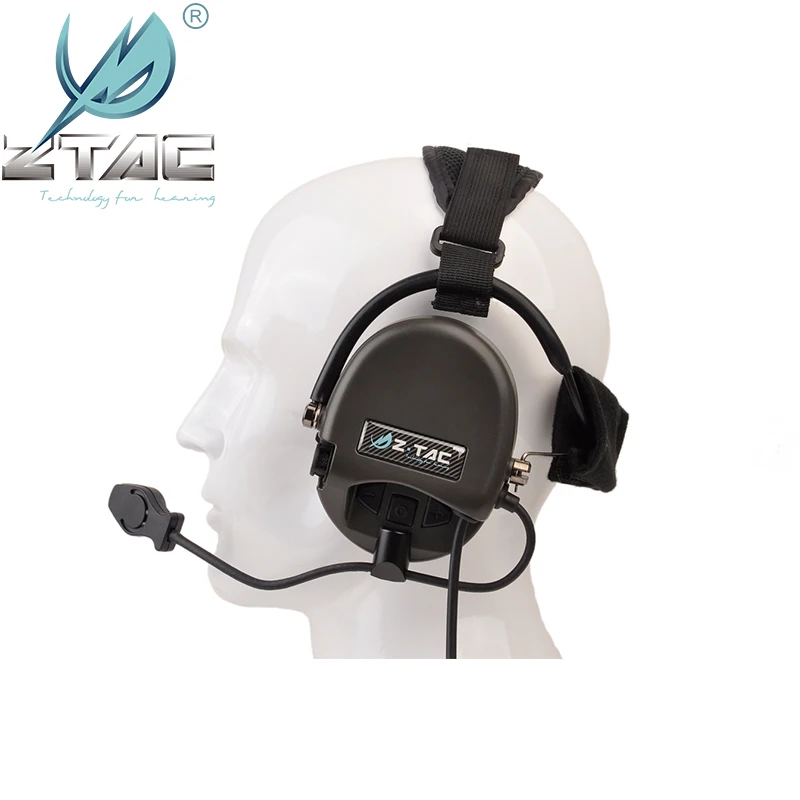 Z-TAC Tactical Anti Noise Headphones zTCI zLIBERATOR II Neckband Headset Airsoft