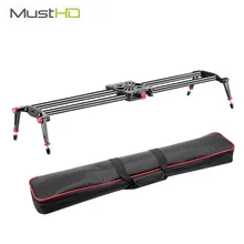 MustHD 31.5″/80cm Carbon Fiber Camera Track Dolly Slider Rail System for Stabilizing DSLR Camera Nikon Canon Pentax Sony