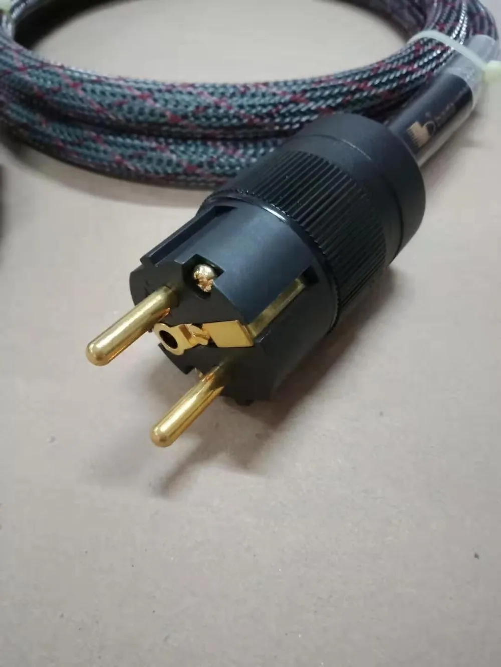 Высокое качество Bada SP-250 EU plug 5N HIFI аудио кабель питания/24 K позолоченный кабель фильтра питания 1,8 м