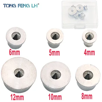 

6pc Dowel and Tenon Center Set Roundwood sales locator punch Stainless steel 4mm 5mm 6mm 8mm 10mm 12mm Woodworking Log Top notch