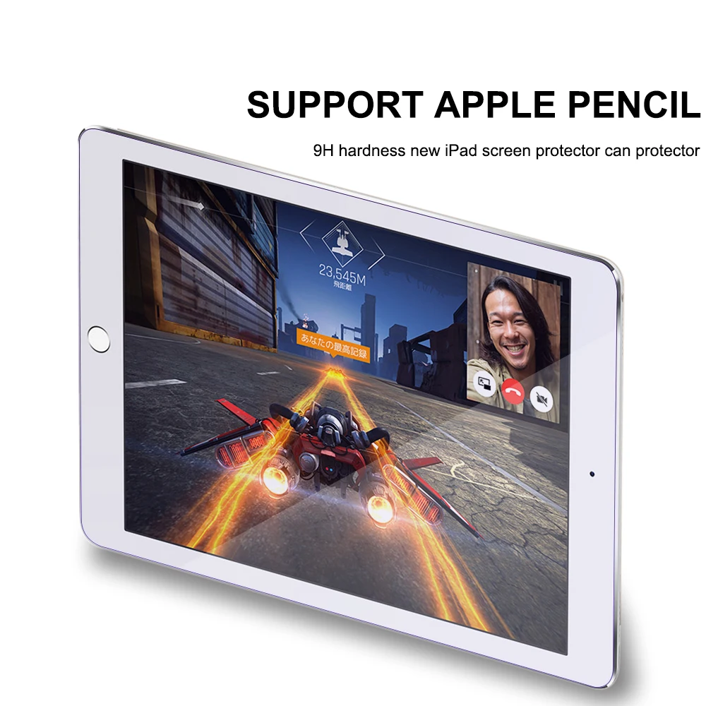 Защита экрана для iPad Pro 12 9 закаленное стекло Ультрапрозрачная защитная пленка 9H