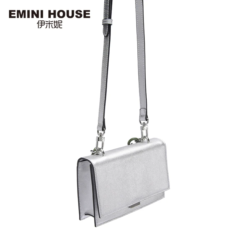 Женская сумка из натуральной кожи EMINI HOUSE роскошная дизайнерская через плечо с