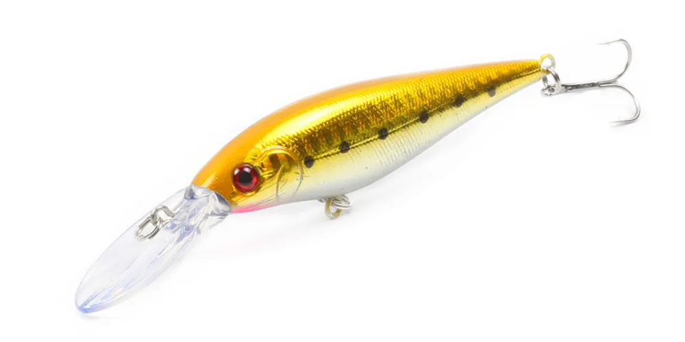 POLAPOFEI 8 шт. Рыболовная Приманка Китай воблер Pesca Peche Crankbait искусственная приманка-Минноу Jerkbait крючок Yo Zuri Kosadaka C5