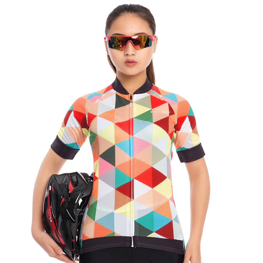 Firty snowteam الدراجات الملابس 2018 تنفس الصيف طويلة الأكمام الدراجات جيرسي المرأة ciclismo في الهواء الطلق t قميص دورة الملابس