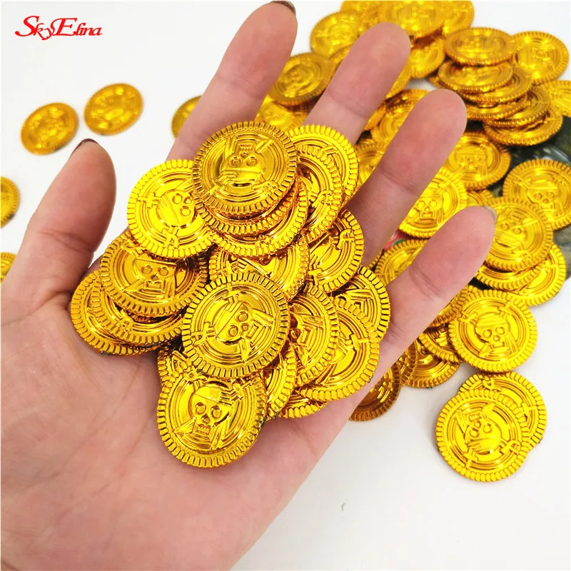 50pcs-100pcs-2-5cm-pirates-gold-coins-plastic-game-coin-for-kid-party