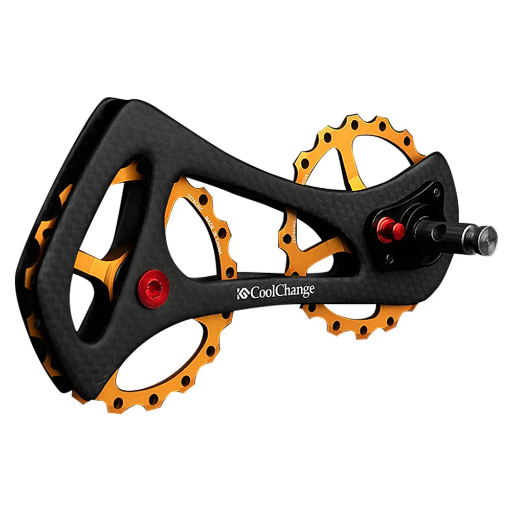 17 T CNC de cerámica rodamiento de bicicleta de descarrilador trasero jaula polea transmisión para Shimano nuevo
