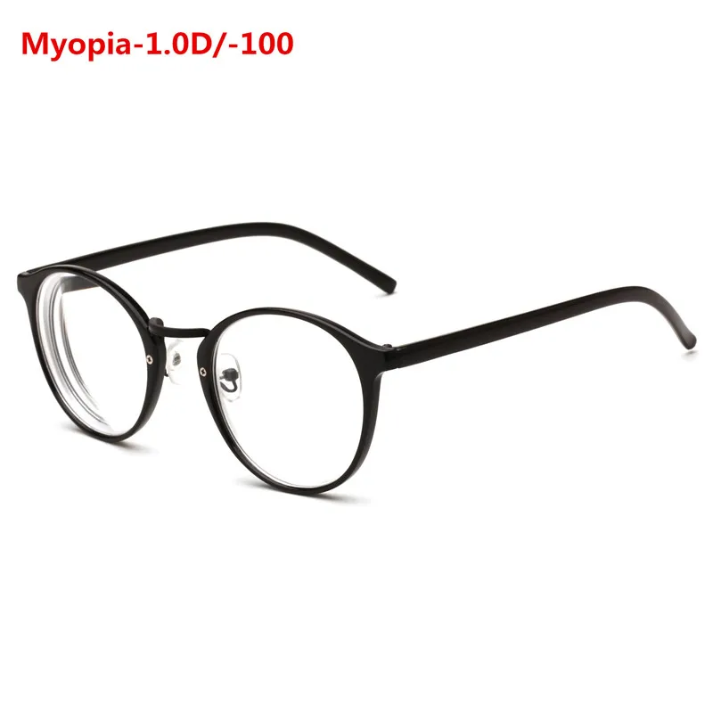 Розничная ретро очки близорукость близорукие очки близорукость очки-1,0,-1,5,-2,0,-2,5,-3,0,-3,5,-4,0 - Цвет оправы: Myopia 100
