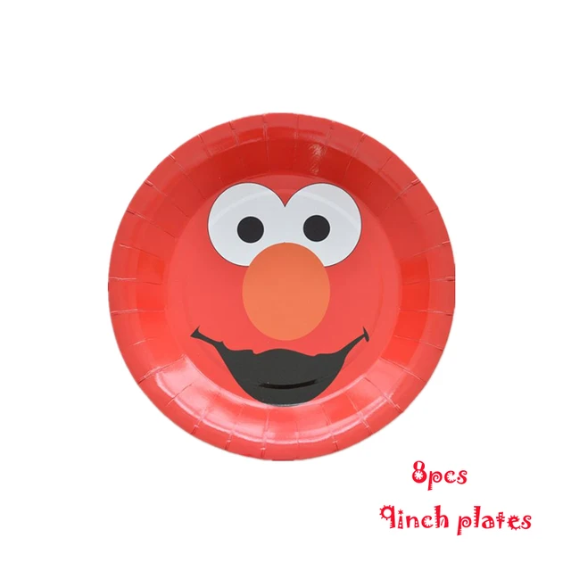 Elmo Seasame Street Disposable Tablecloth Elmo Disposable Plates
