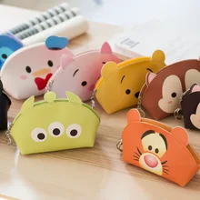Disney Микки Маус леди мультфильм Макияж сумка прекрасная монета ПУ кошелек девушка подарок сумка для хранения ключей сумка для наушников косметичка