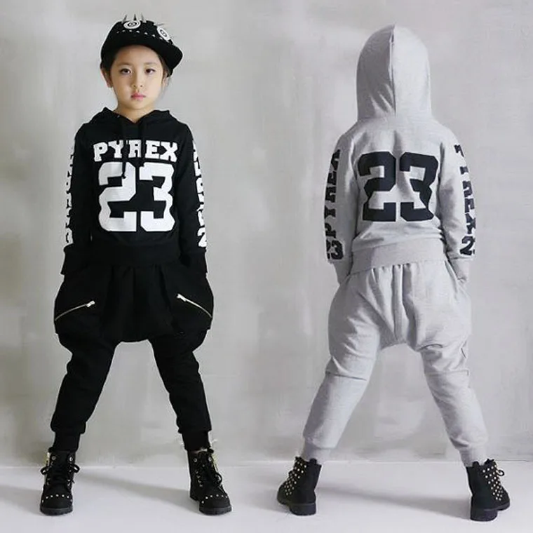 New fashion Spring Autumn boy children s clothing set streets Costumes kids sport suits Hip Hop