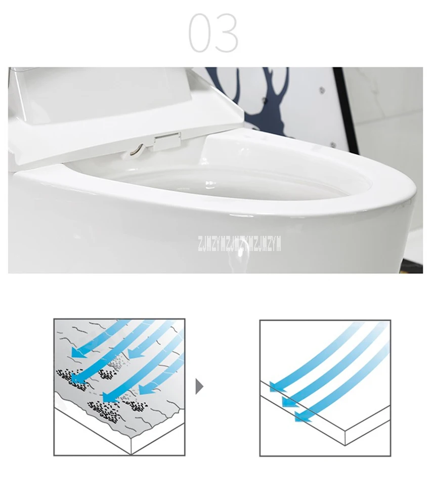 AL-11111, электрический умный туалет, мгновенный нагрев, интегрированный туалет, ванная комната, домашний керамический Автоматический Интеллектуальный туалет 220 В 1800 Вт