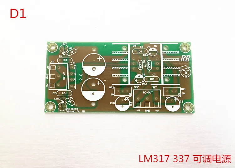 Assembled WZ-4b LM317/LM337 dual power adjustable precision regulator Board D-41 