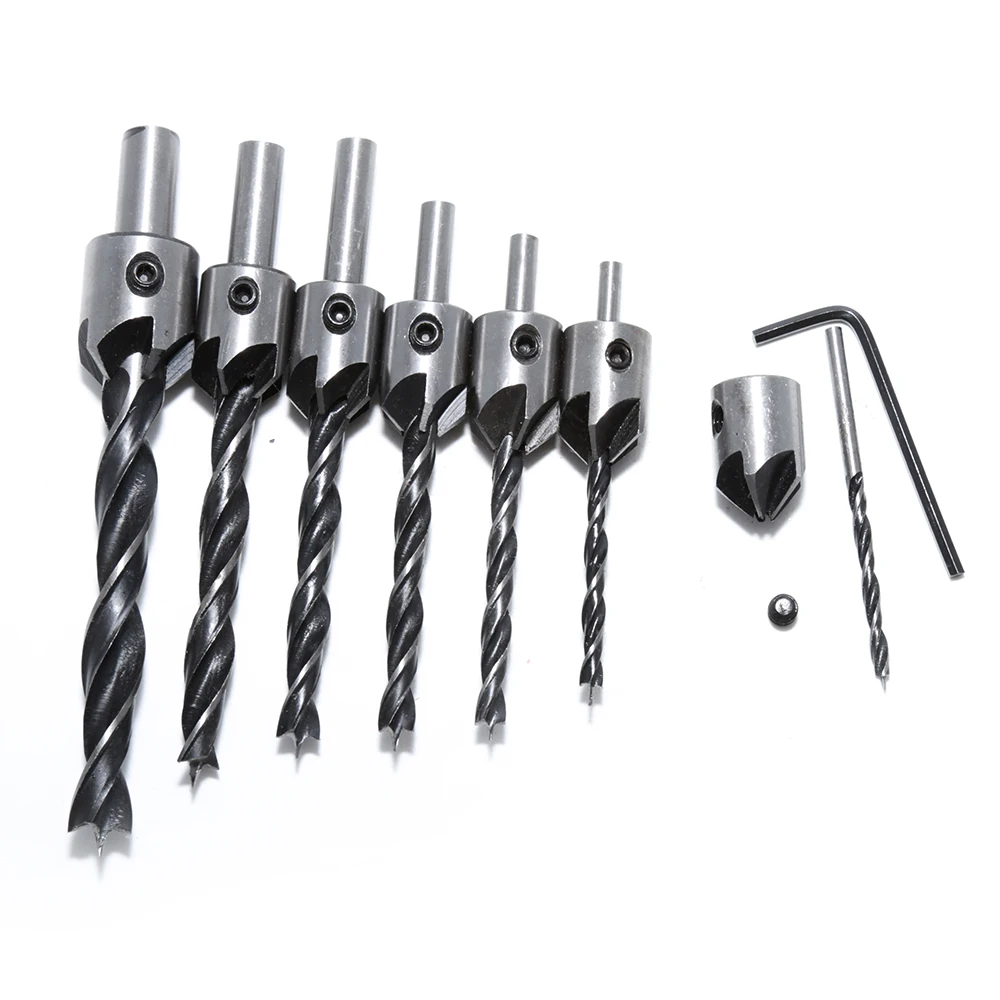 Buy 7PCS Wood Countersink Drill Bit Set Electric