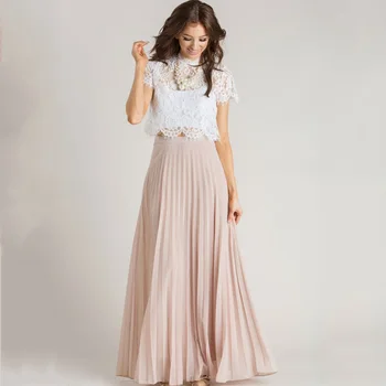 pleated skirt for wedding guest