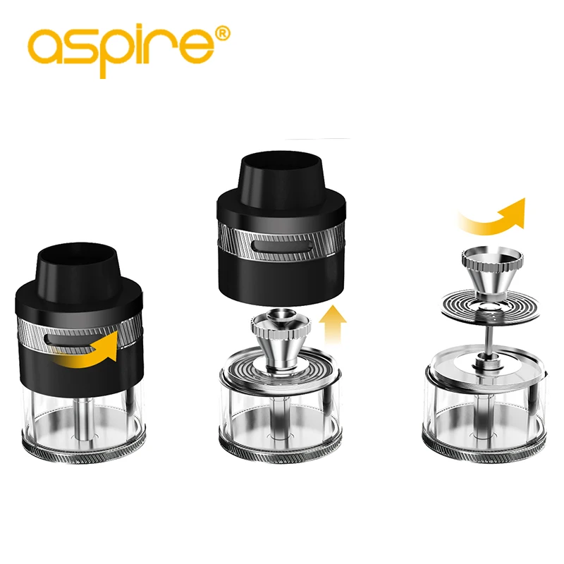 Атомайзер для электронных сигарет Aspire Revvo Tank 3,6/2 мл с дуговой катушкой, Спидер Typhon SkyStar Mod, регулируемый поток воздуха Vape