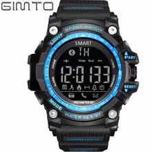 2018 GIMTO Digital Smart Watch Men Waterproof LED Diving Sport Watch Pedometer font b Smartwatch b