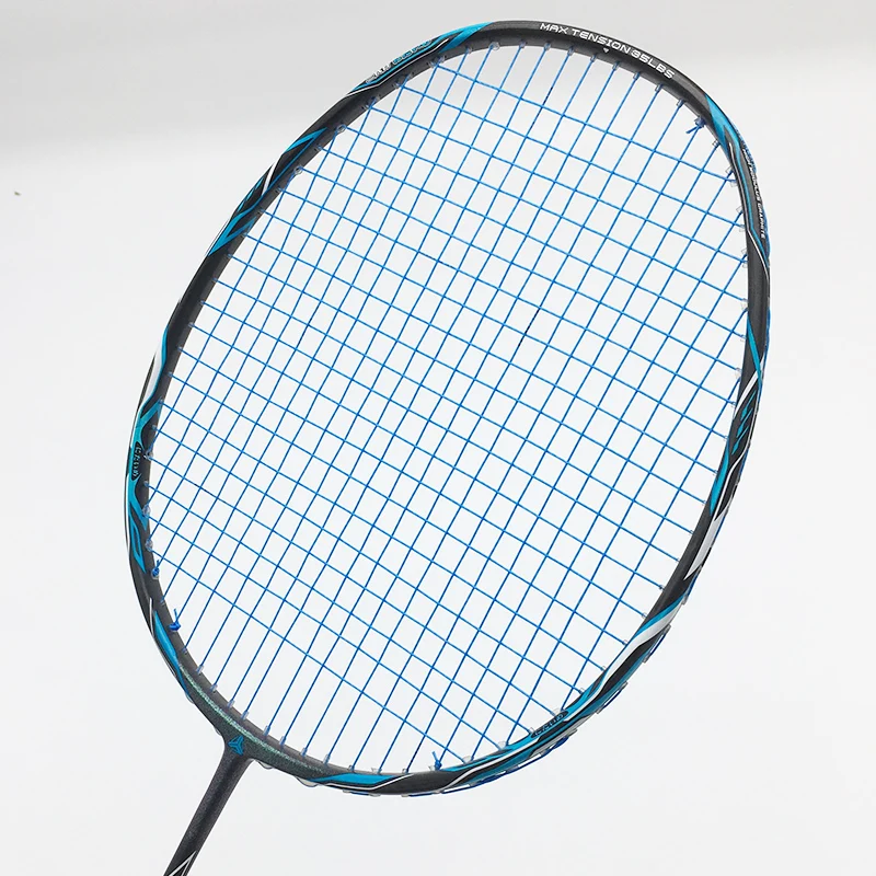 Alta calidad 9U 58 gramos raqueta de Bádminton de segunda generación Super ligero de fibra de carbono raqueta 30LBS para Profesional