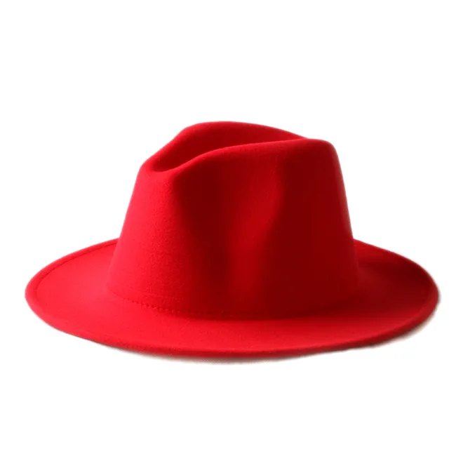CNBEAU 10 Color Men Women 100% Wool VTG Wide Brim Felt Trilby Hat BNWT/New Gangster Fedora Hat Church Hat CNBEAU 10 Color Men Women 100% Wool VTG Wide Brim Felt Trilby Hat BNWT/New Gangster Fedora Hat Church Hat