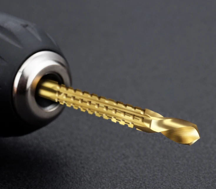 LANNERET 6PCSS Power Drill & Saw Set HSS Steel Titanium Coated Woodworking Wood Twist Drill Bit (5)