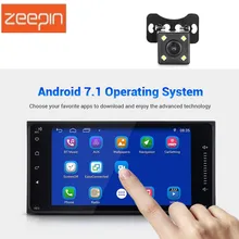 Zeepin 7-inch 2 Din Android 7.1 HD Car Multimedia Player Bluetooth 4.0 Wi-Fi GPS Navigation AM / FM Car Radio for TOYOTA