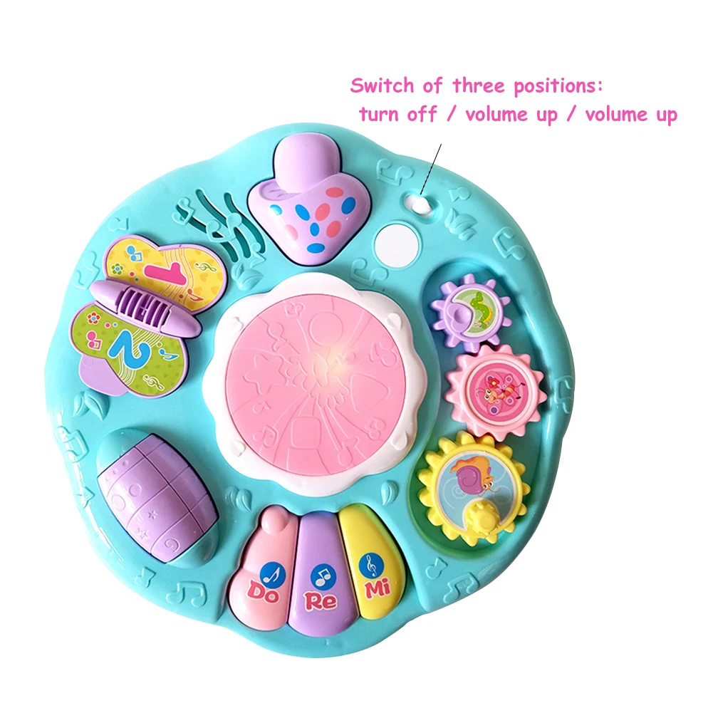 Musicais do Bebê Mesa de Aprendizagem Brinquedos Educação Precoce Música Atividade Centro Jogo Mesa Crianças Infantil Musicais Conjunto 10 High Quality Brinquedos e hobbies