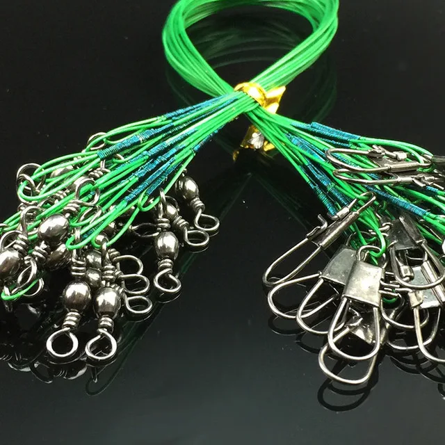 Wire Trace Leader Rig Stainless Steel 2 Arm Fishing Rigs Tackle Lure