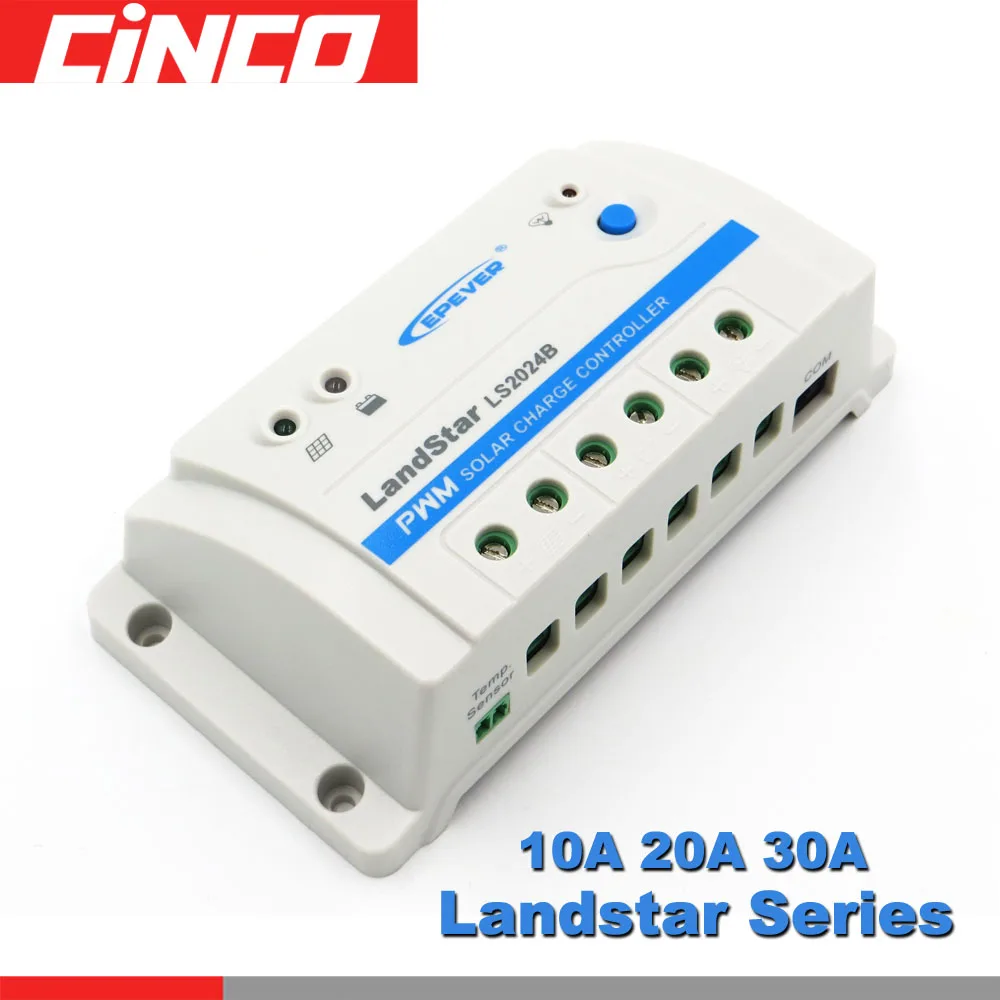 Landstar LS1024B LS2024B LS3024B 10A 20A 30A 12В 24В EP программируемый контроллер заряда регуляторы