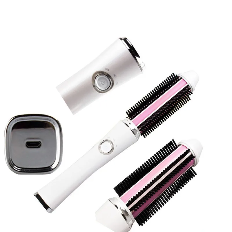 Straightening Irons USB charge Straight hair Brush Comb Rechargeable Hair Curler Styling Tools wireless Multifunctional Comb Straightening Irons USB charge Straight hair Brush Comb Rechargeable Hair Curler Styling Tools wireless Multifunctional Comb