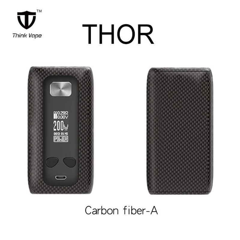 Дизайн Thinkvape Thor 200 Вт TC коробка мод Think Vape Thor pro 220 Вт обход vape мод режимы 510 электронная сигарета мод vape использование батареи 18650 - Цвет: carbon fiber-A