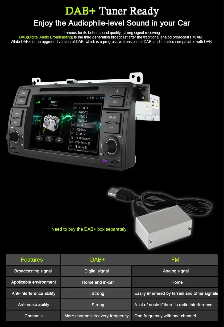 Flash Deal Ownice C500 Octa 8 Core Android 6.0 Car DVD player for BMW E46 M3 Wifi 4G BT Radio 2GB RAM 32GB ROM support DAB+ TPMS DVR 13