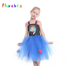 Princess Girls Anna Tutu Dress Hot Cartoon Girl Summer Dress Children Dance Clothing Cosplay Baby Kids Party Dresses Carnival posh dream mickey cartoon kids girl dress for cosplay pink and hot pink dot minnie girl tutu dresses flower girl cosplay dress