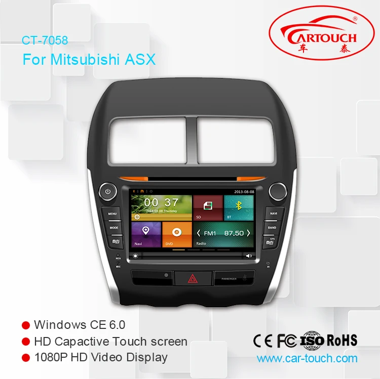 Cartouch 8 дюймов Автомобильный dvd плеер для Mitsubishi ASX 2010 2011 2012 GPS Навигация стерео