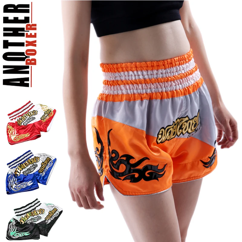Tanie Anotherboxer Kick boks MMA spodenki dla dzieci Muay Thai walczące Sanda stroje kąpielowe dla dzieci chłopcy dziewczyna Kick Boxing Bjj spodenki do ćwiczeń