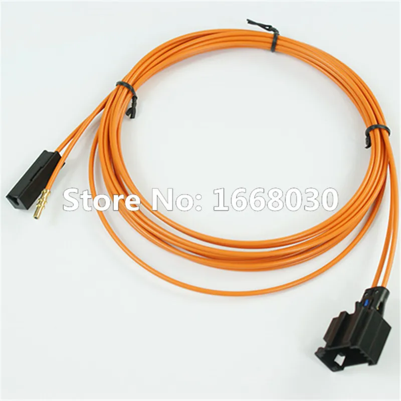 100cm MOST Fiber Optic Cable Female & Break Cable Connector For Audi BMW Benz 