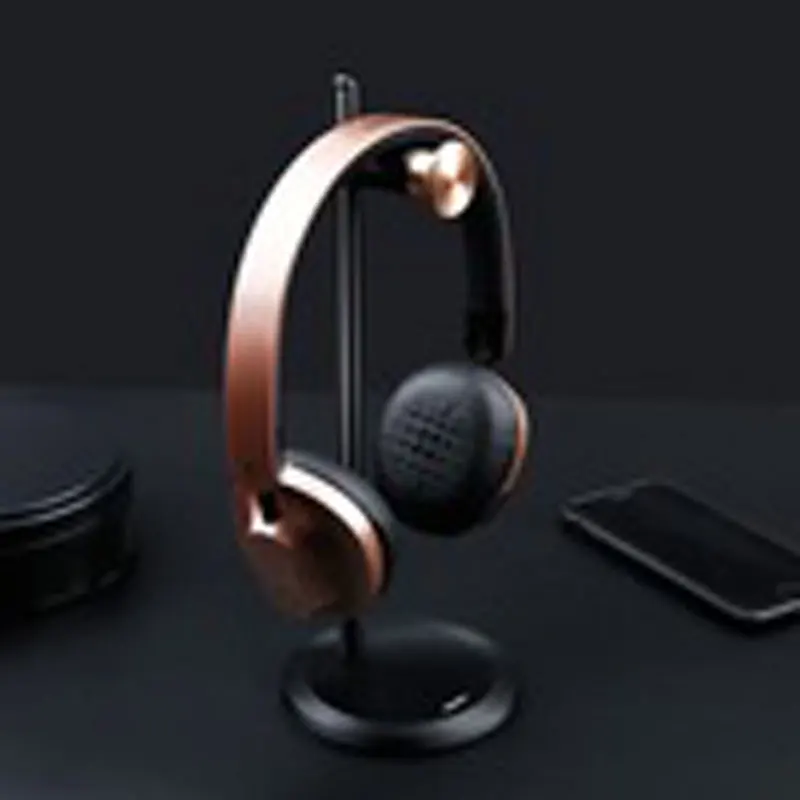 New Headphone Accessories Headphone Bracket Metal Earphone Hook Beautiful Adjustable Height Headphone Stand