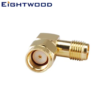 

Eightwood RP SMA Series RF Coaxial Adapter RP SMA Plug to Jack Right Angle Connector Female to Male RF Coaxial Adapter Pin to Socket