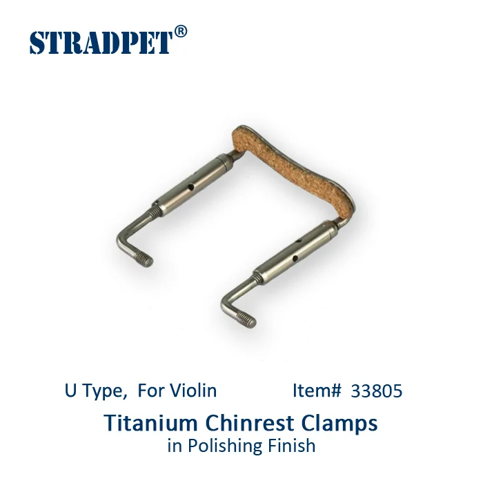 STRADPET титановые u образные зажимы в ширину 42 мм для скрипки из титана яркие