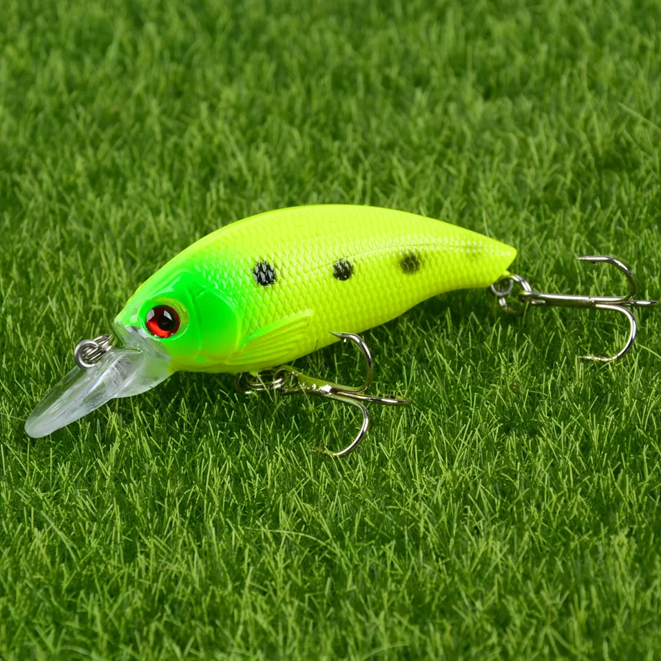 LINGYUE 1 قطعة الدهون أسماك Crankbait الصيد إغراء 7.5 سنتيمتر/8.5g توبواتر كرنك المتذبذب 6 # السنانير خطاف سنارة صيد السمك h075