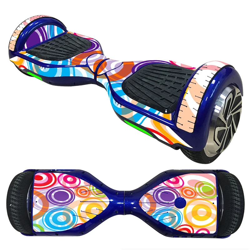 6,5 дюймов самобалансирующийся скутер кожи Hover электрическая доска для скейта наклейка двухколесный умный защитный чехол наклейка s