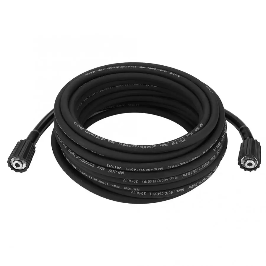 

Pressure Washer Hose 15M High Pressure Washer Replacement Extension Hose for M22 Cleaning Gun