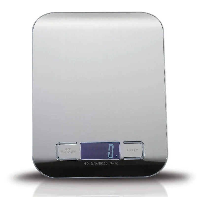 Бытовые кухонные весы 5 кг/10 кг 1 г, пищевая диета, Почтовые весы, измерительный инструмент, тонкие цифровые электронные весы с ЖК-дисплеем