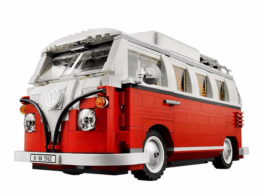 10569 Create Series City Car T1 Camper Van строительные блоки 1354 шт совместимые части игрушек с bela 10220