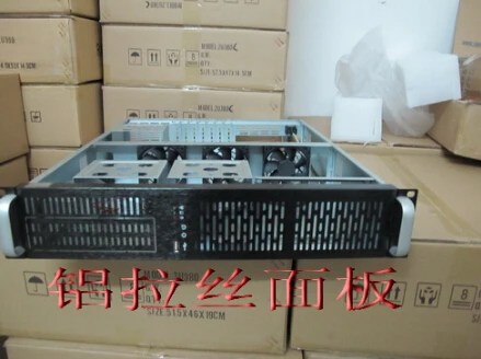 Standard 2U Case 2U Server Chassis Main Board Large Power Supply 6 Hard ...