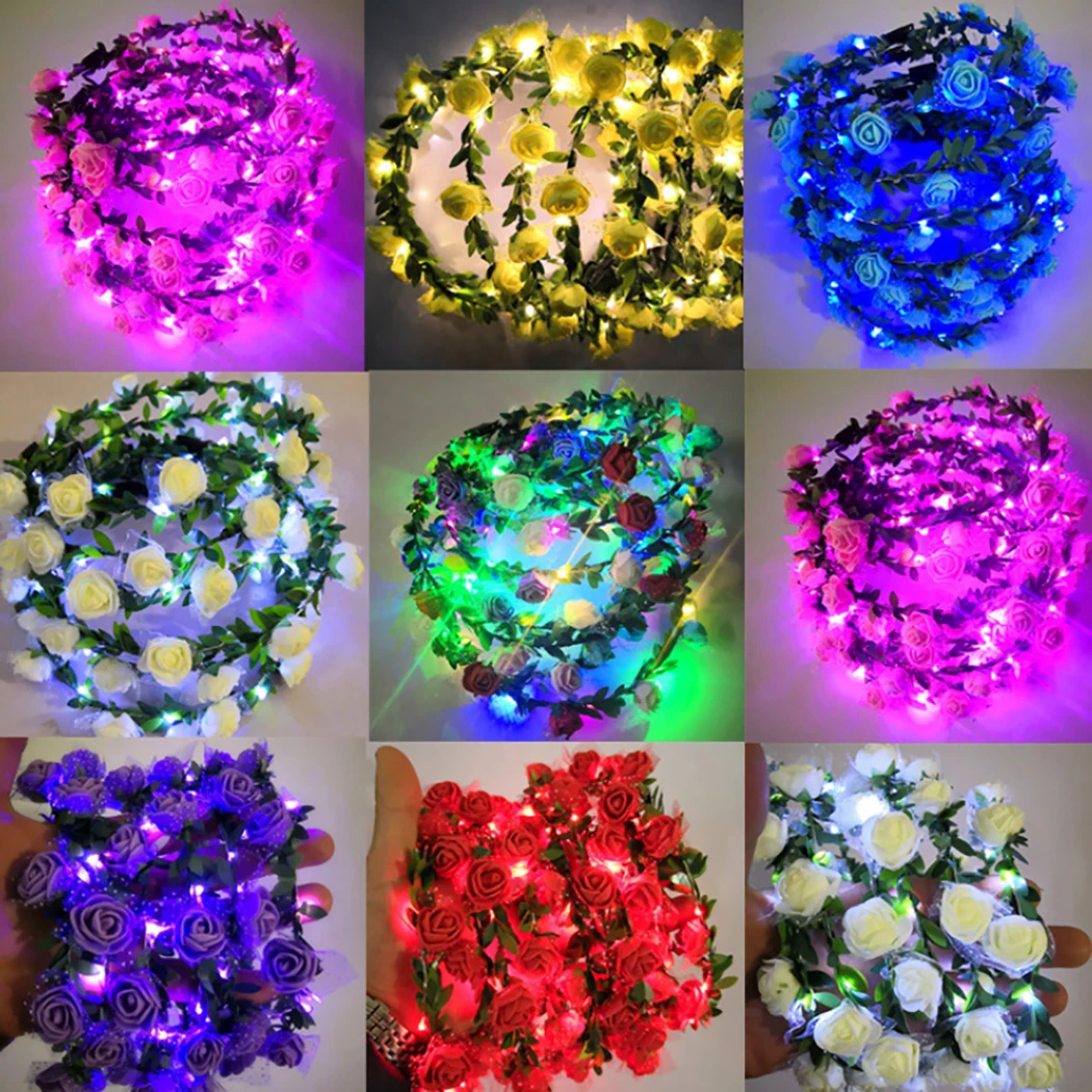 как собрать светящийся букет