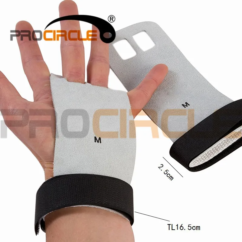 ProCircle рукоятки для поддержки запястья, кожаная защита ладоней, щитки для рук, для тяжелой атлетики, штанги, для фитнеса, для спортивного зала, перчатки для подтягивания