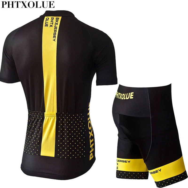 Phtxolue Cycling Clothing Cycling Sets Bike Clothing/Breathable Men Bicycle Wear Spring Summer Short Sleeve Cycling Jerseys sets