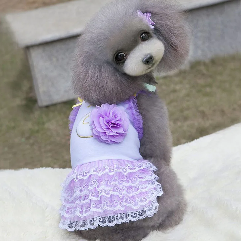 New Arrival Pet Dog's Clothes Dress Spring Summer Clothing For Dogs Pet